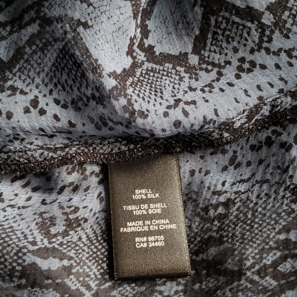 Rebecca Taylor New SILK Drawstring Blouse Top Long Sleeves Sheer Blue Womens🎉HP - Picture 15 of 15